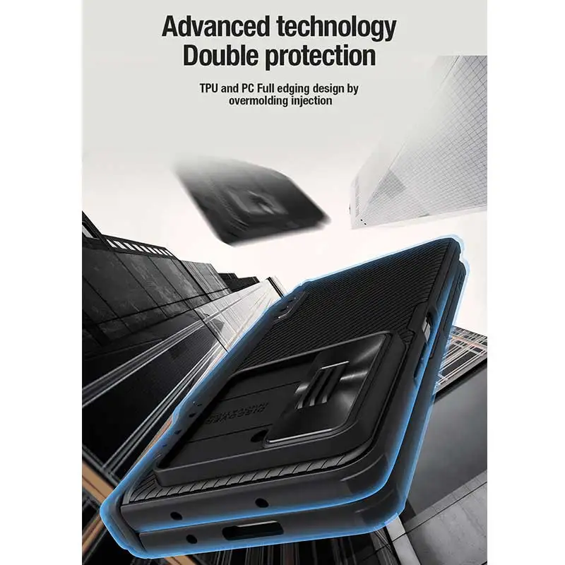 Nillkin for Samsung Z Fold 5 Case with Pen Holder CamShield Pro Camera Protection Cover for Samsung Galaxy Z Fold 5 5G Case 3