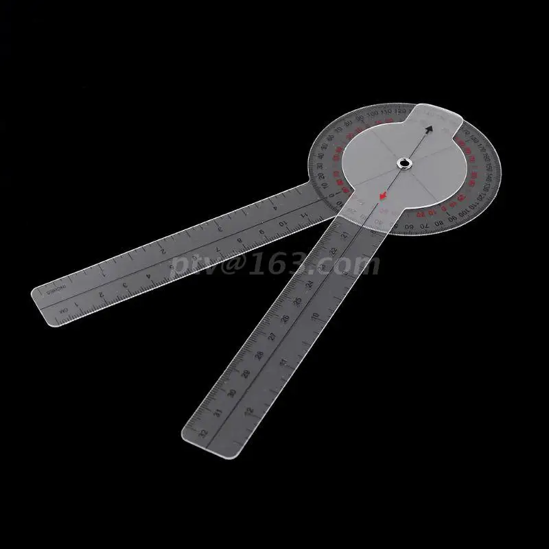 13inch 33cm Goniometer Medical Joint Ruler Calibrated Orthopedics Angle Rule Spinal Finger Angle Ruler Protractor digital angle protractor angle measuring tool angle protractor