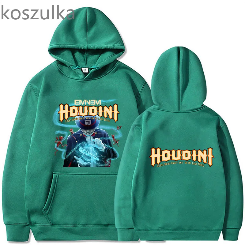 Eminem New Song Houdini Hoodies Hip Hop Sweatshirts Long Sleeve Men/Women Hooded Pullovers Winter Clothes Harajuku Streetwear