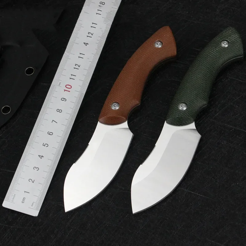 

Нож KESIWO GT0162 для кемпинга 14C28N с фиксированным лезвием, ручка из микрокарты, тактический нож для выживания на открытом воздухе с прямым K-образным футляром, новинка, охотничий нож для повседневного использования