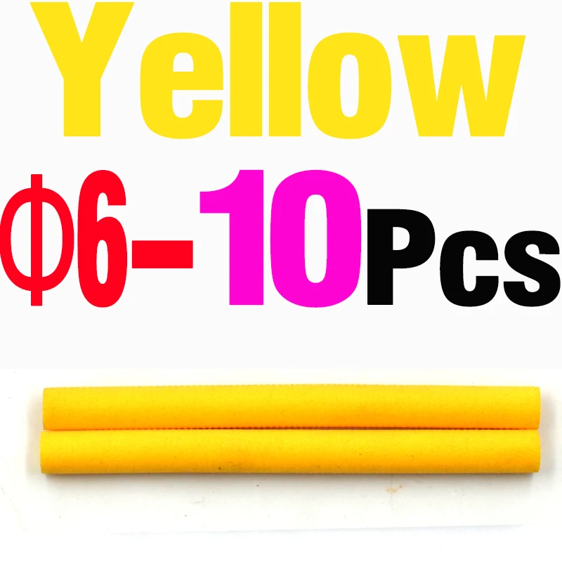 6mm 10Pcs Yellow