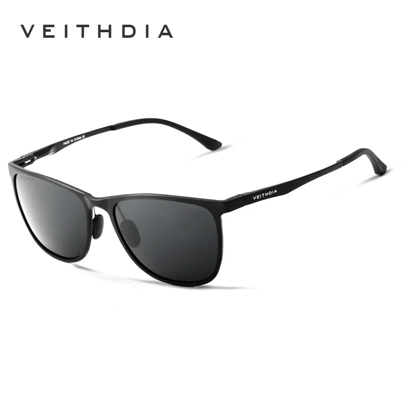 VEITHDIA-Retro Aluminum Magnesium Sunglasses for Men Women