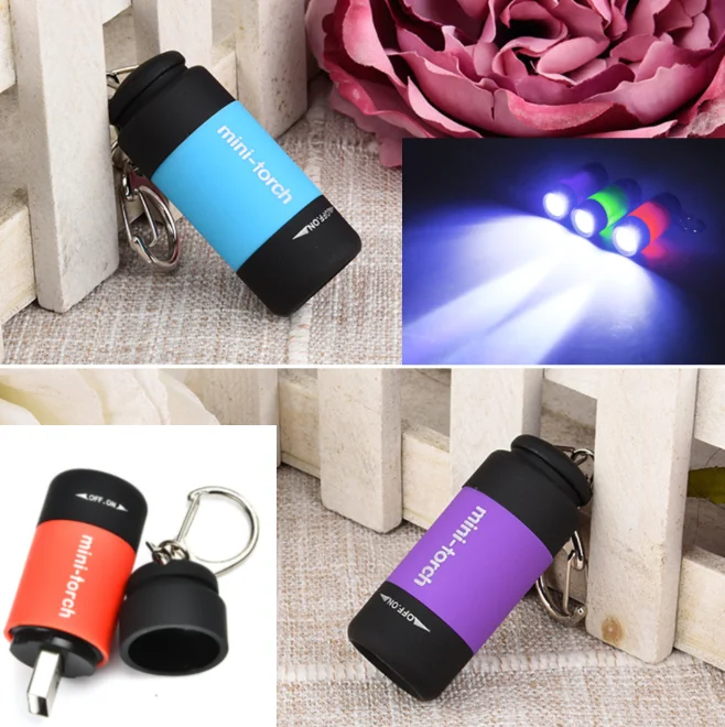 

Фонарь карманный с USB-зарядкой, 8 цветов