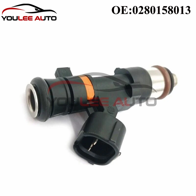 

High Quality OEM 0280158013 16600AX200 Fuel Injector Nozzle For Nissan Note Micra III 3 C+C K12 E11 Car Accessories