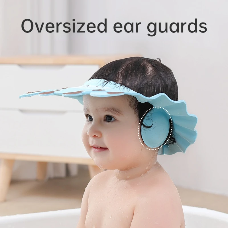 Baby Shower Cap Shampoo Cap Visor Hats Shower Shampoo Cap Bath