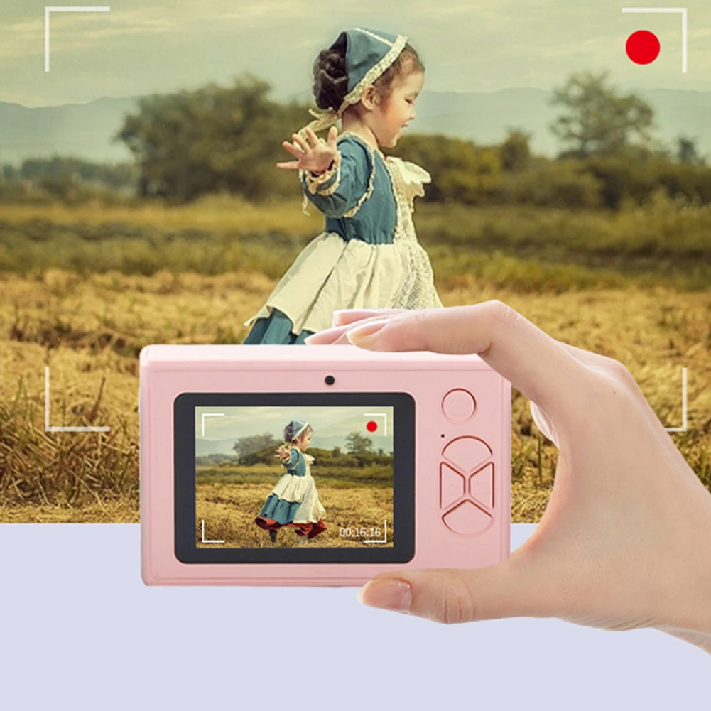 어린이용 디지털 카메라 비디오 녹음기, 1080P IPS, 2.4 인치 스크린, 1000MAH, 크리스마스 생일 선물, 3-12 세 남아 및 여아용, 40MP