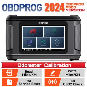 OBDPROG M500 Cluster Calibration Professional OBD2 Instrument Adjustment Tools Oil Reset Code Reader OBD 2 Auto Diagnostic Tools 1