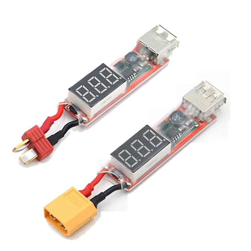 Штепсельная Вилка XT60/T 2S-6S Lipo штепсельная для аккумулятора USB 5 В 2 А зарядное