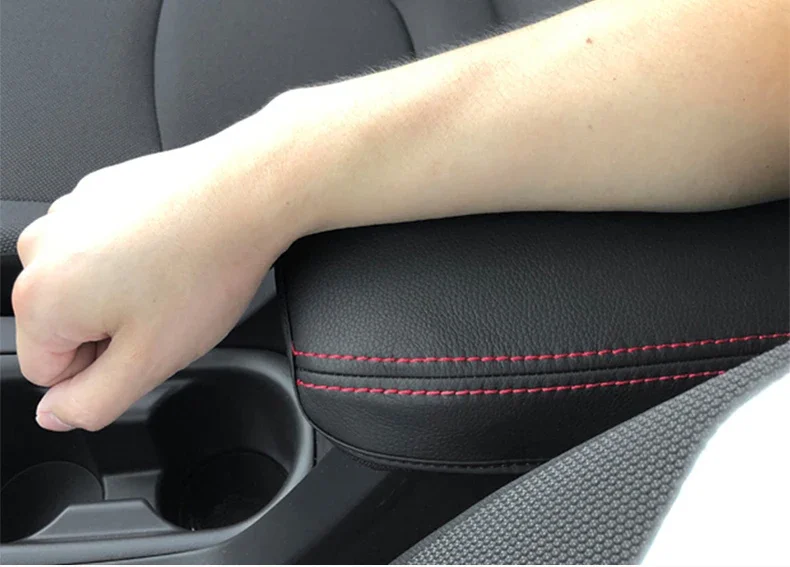 Car Center Console Armrest Box Cover For Toyota Corolla E210 2019 2020 2021 2022 2023 2024 2025 Hybrid Leather Case Accessories