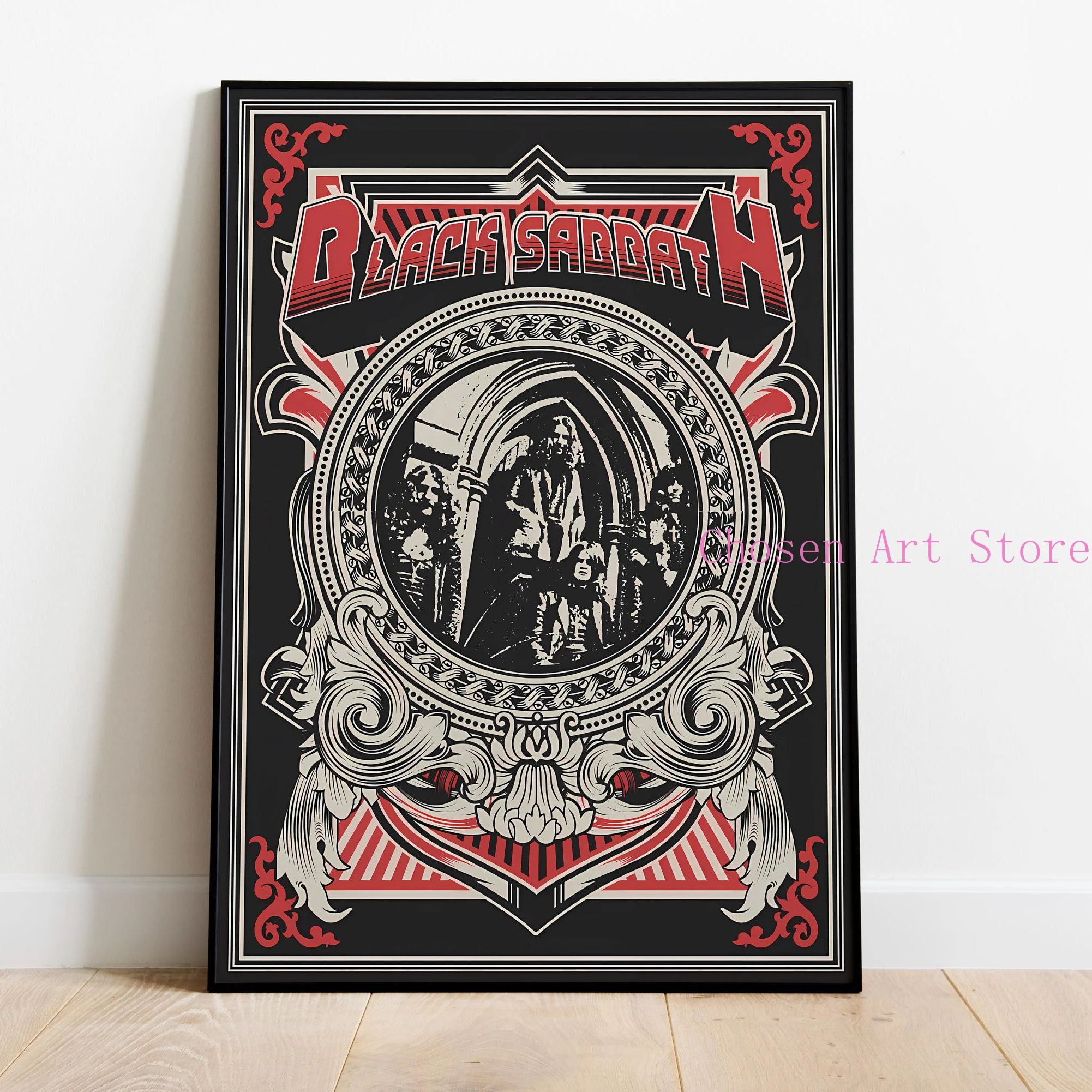 Black Sabbath Album Series Canvas Art - Modern Wall Decor for Living Room & Bedroom