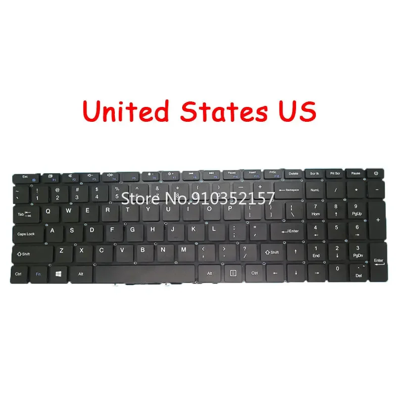 

Laptop Keyboard For MB3661009 YXT-NB93-142 15.6' Brazil BR Spanish SP Latin America LA English US Black NO Frame New