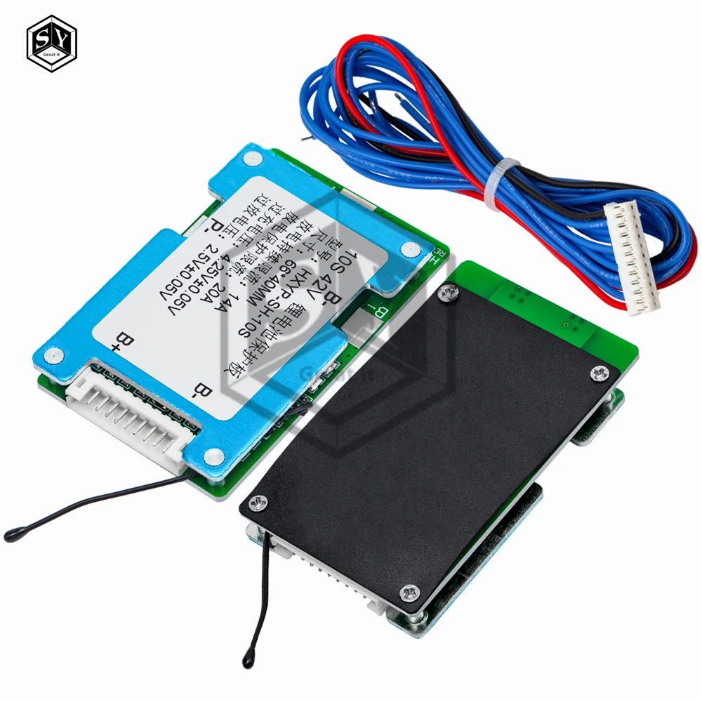 10S 42V 15A BMS Polymer Cell 18650 scheda di protezione della batteria al litio con bilanciamento controllo della temperatura integrato - Image 6