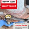 1Pc Universal Torx Wrench Adjustable Torque 6-32mm Ratchet Spanner for Bicycle Motorcycle Car Repair Tools Mechanical Tool 4