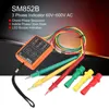 SM852B 3 Phase Rotation Tester Digital Phase Indicator Detector LED Buzzer Phase Sequence Meter Voltage Tester Tools 60V~600V AC 4