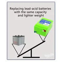 Batterie au lithium Rechargeable 12V, nouvelle origine, batteries au plomb alternatives pour voitures jouets, éclairage LED, batterie extérieure 3
