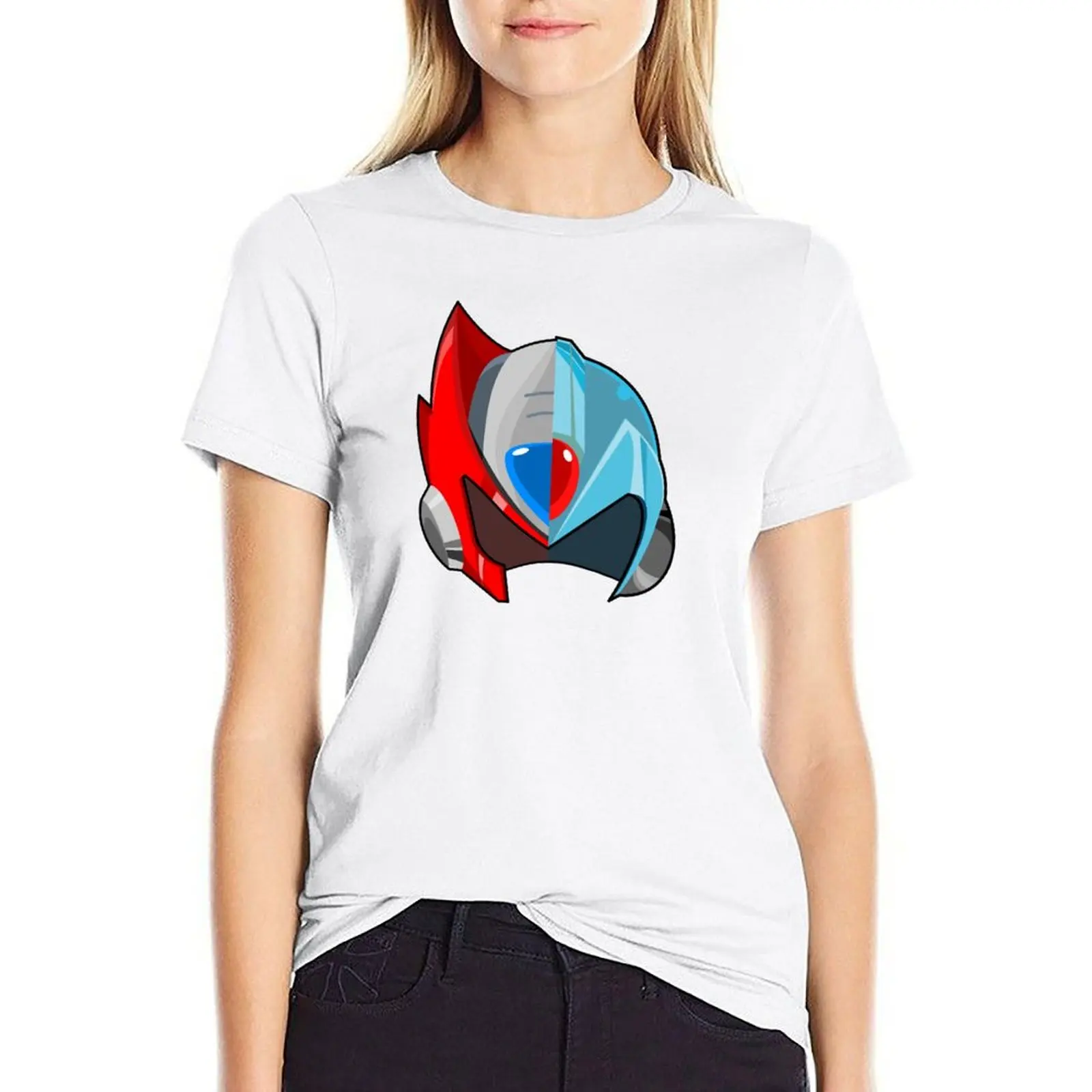 Megaman Clash Zero V X T-Shirt Vestiti Estetici Vestiti Carini Tees Camicie Da Allenamento Oversize Per Le Donne