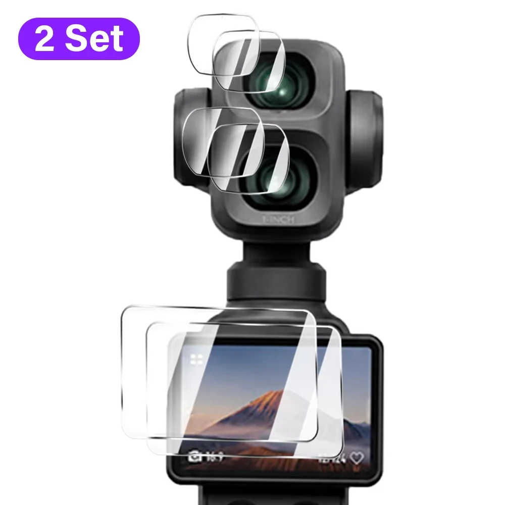Premium 9H Tempered Glass Screen & Lens Protector for DJI OSMO Pocket Accessories