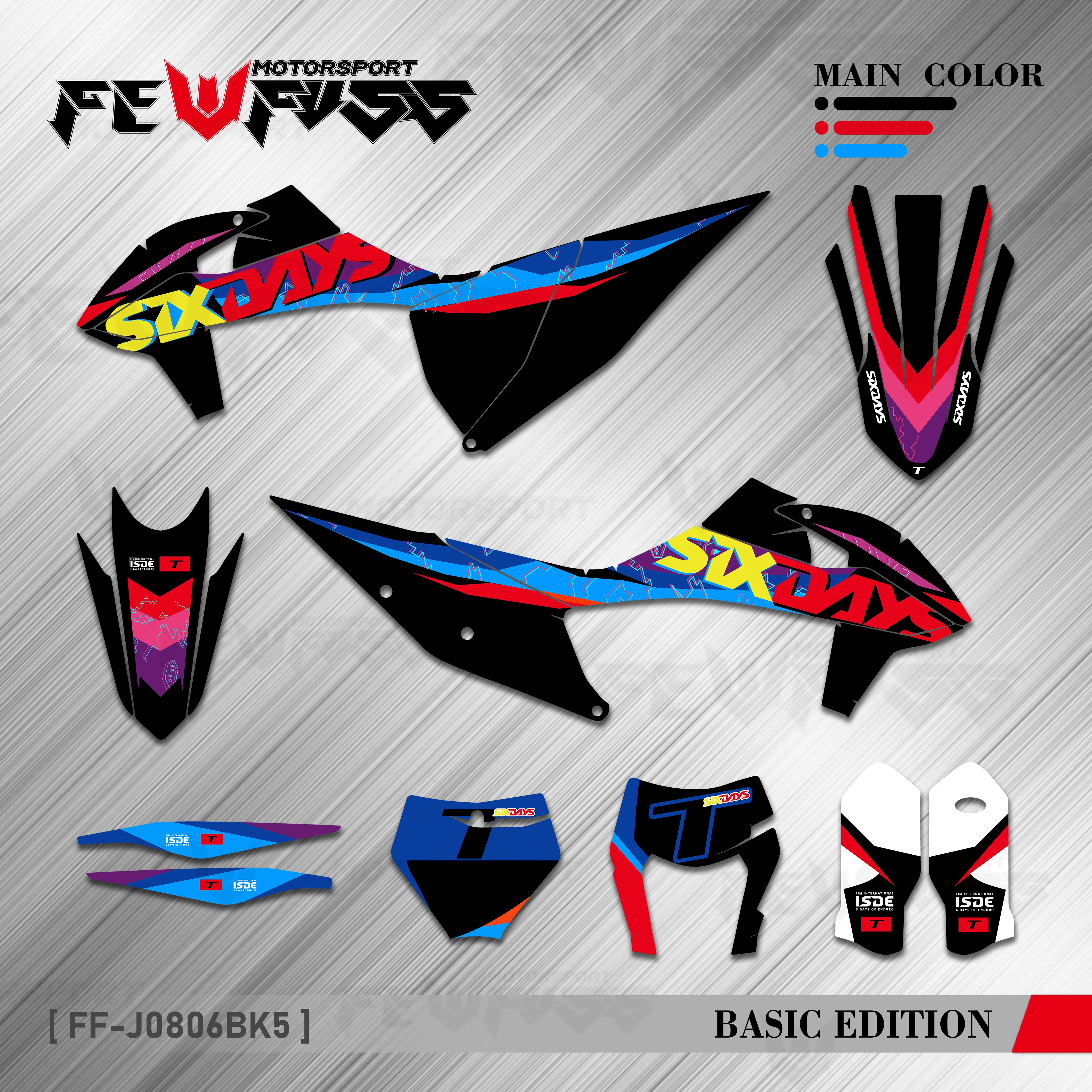 

FEWFUSS For KTM 125 250 350 450 500 SX SXF 2019 2020 2021 EXC XC XCW 2020 2021 2022 SIX DAYS SIXDAYS Graphics Decals Stickers