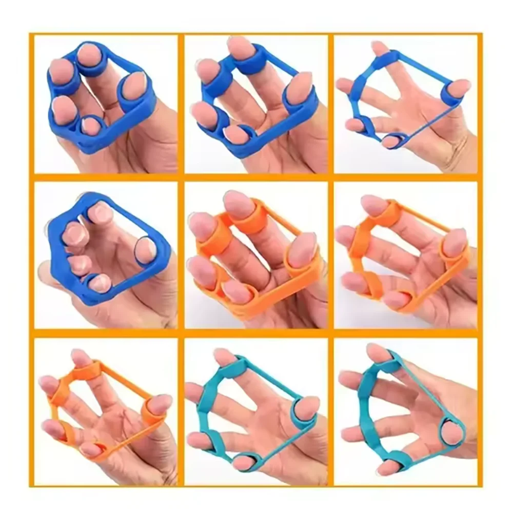 Silicone Five-Finger Training Hand Expanders Exerciser Wrist Stretcher Finger Gripper Expander Strength Rehabilitation Tensioner