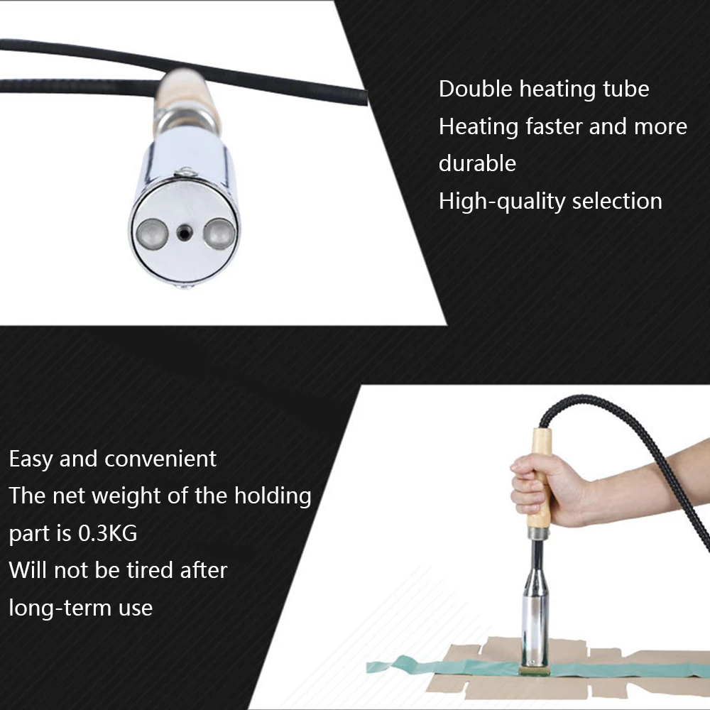 300w Heat Press machine electric iron cake branding bamboo leather stamp copper mould wood burn iron brass stamp