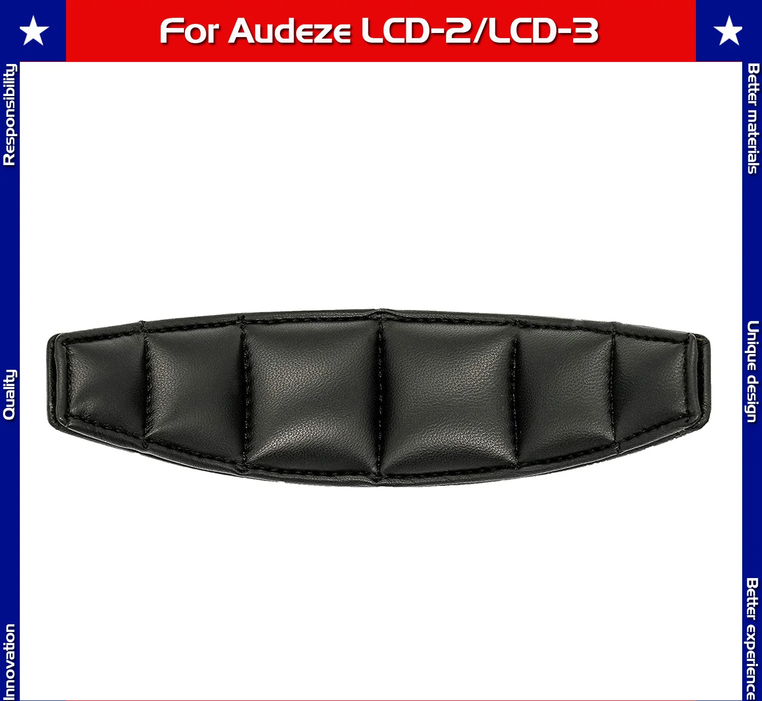 Carberon Sheepskin Headband Cushion Compatible with Old Version of Audeze LCD2 and LCD3 Headphones (Old Version Only)