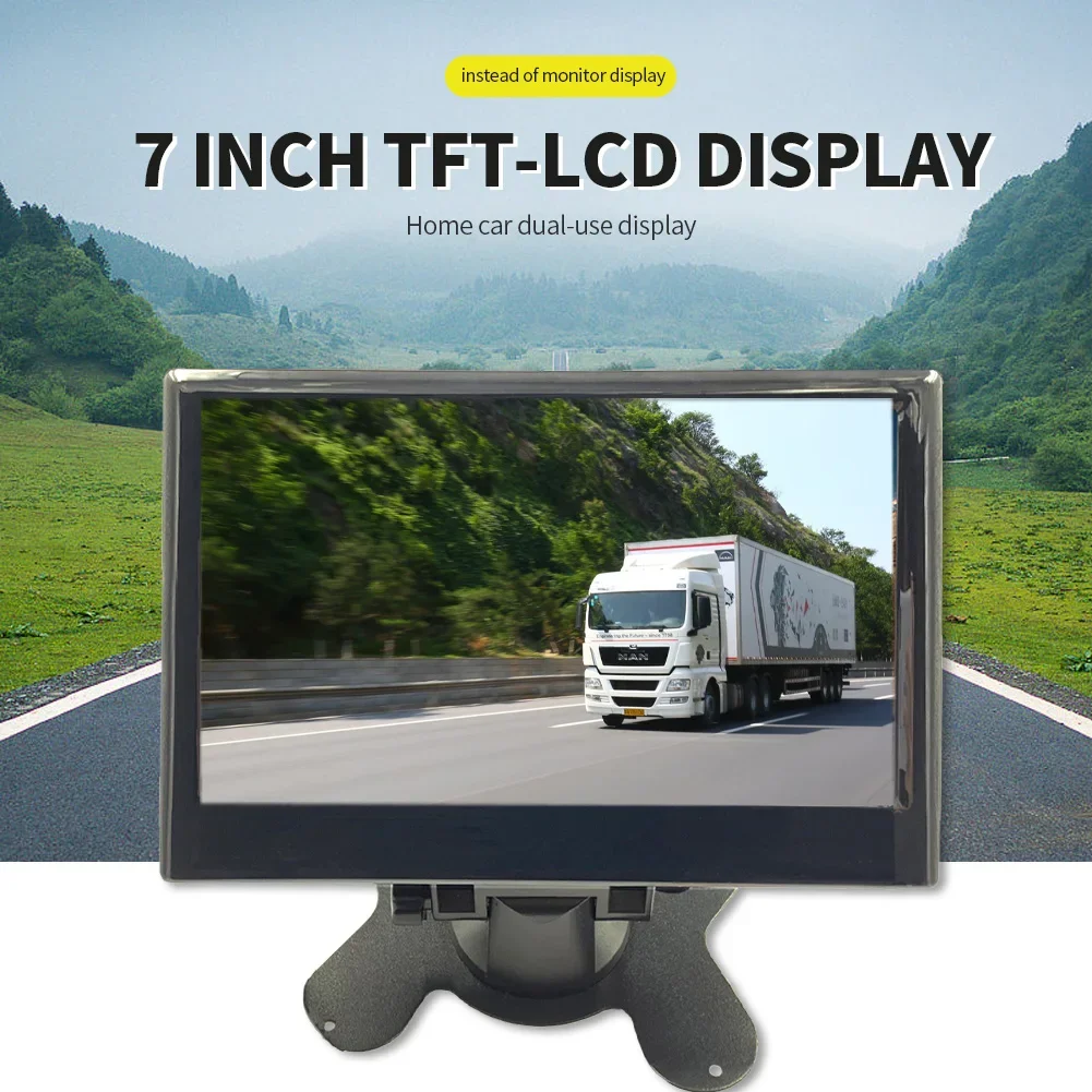 Car Rear View Camera Car Parking Monitor 7 Inch For Trucks