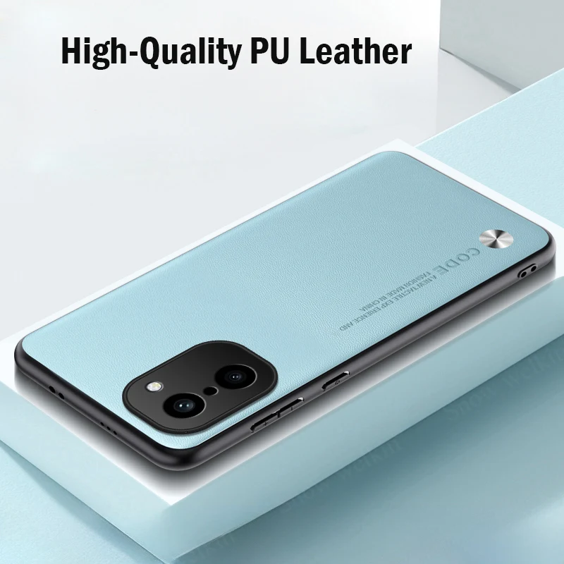 Luxury PU Leather Shockproof Silicone Phone Case Cover