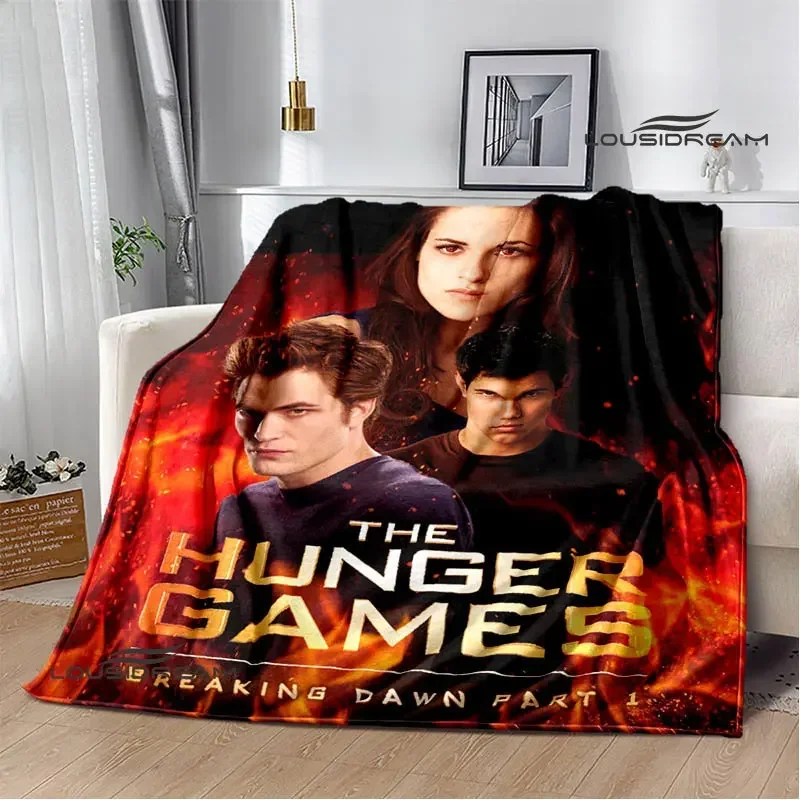 The Hunger Games Print Blanket Flannel Blanket Home travel blanket throw blanket thin blanket Warm blanket birthday gift 2