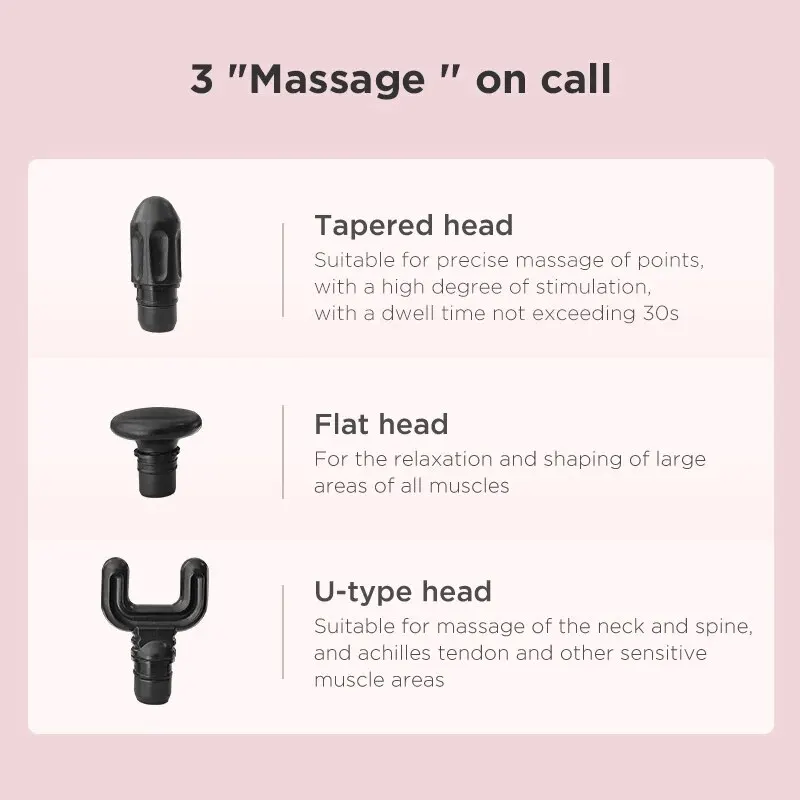 Booster X6 Mini Massage Gun Home Multifunctional Ftness Women's Muscle Relaxation Electric Pounding Sports Massager images - 6