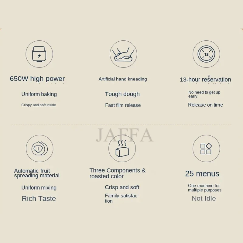 Description Picture 5 of item3 In 1 Electric Breakfast Machine Sandwich Maker Multifunction Coffee Maker Mini Oven Household Bread Pizza Frying Pan