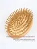 Wooden Massage Comb Mini Brush Massage Detangling Hairbrush No Handle Scalp Care Styling Comb for Straight Curl Hair 4