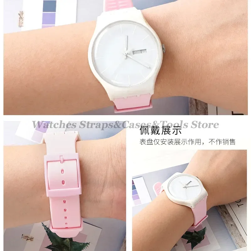 Soft Silicone Sports Watch Band - Rubber Strap Replacement