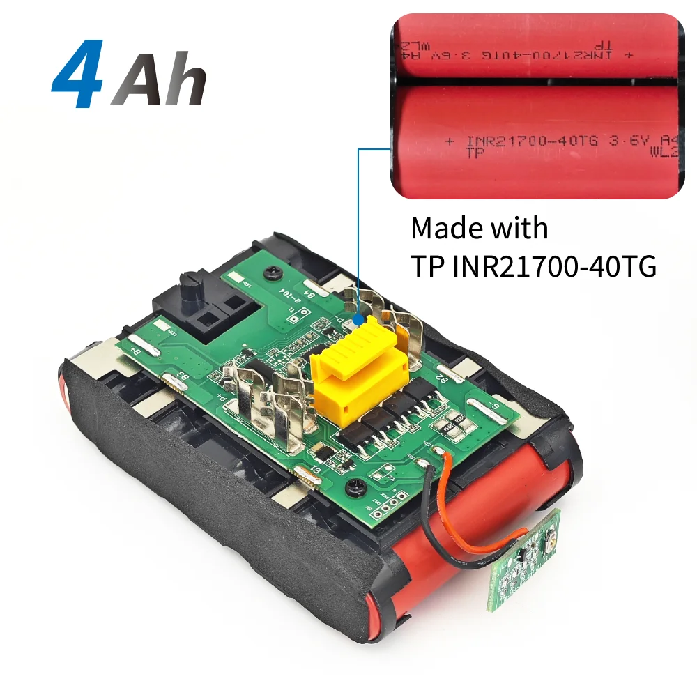 BL1840 4AH 5AH Li-ion Replacement Battery For Makita 18V Power Tools LXT BL1840 BL1850 For 18 V Screwdriver BMS TPCELL 18V power tool battery,rechargeable lithium batteries