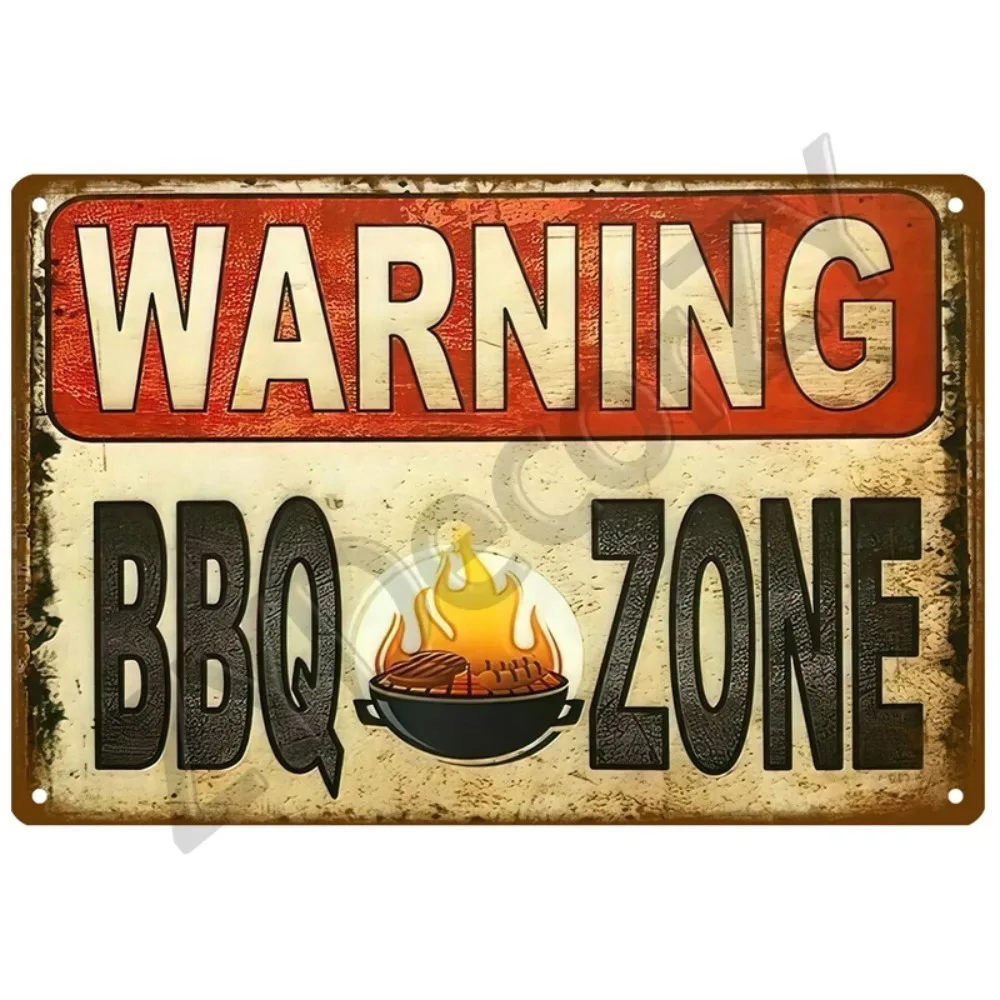 Vintage Aluminum Wall Sign 4