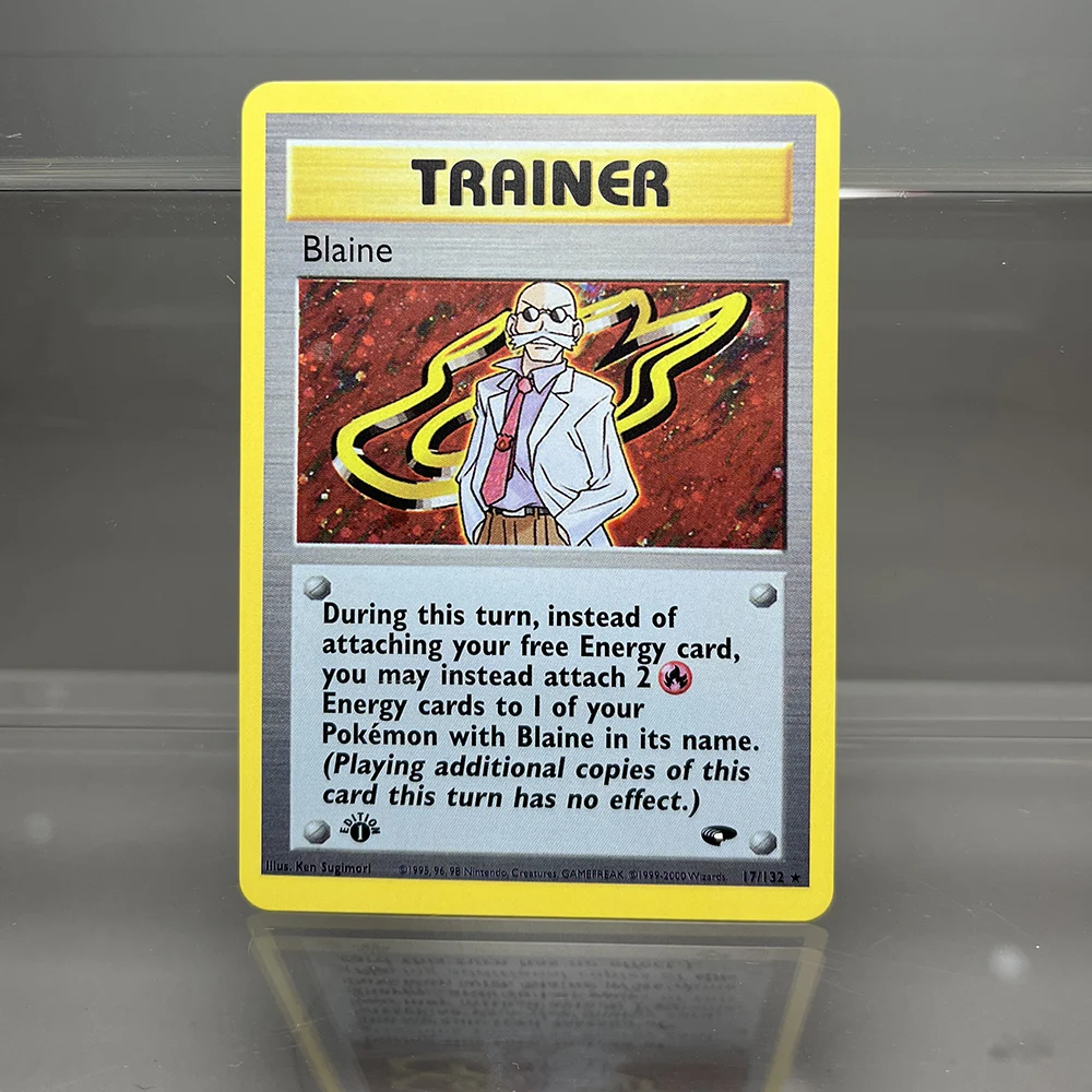 PKM Proxy Cards Classic 1996 1. Auflage Mewtwo Gyarados Alakazam Cards Collection PTCG Neo Genesis Folienkarte – Detail 7