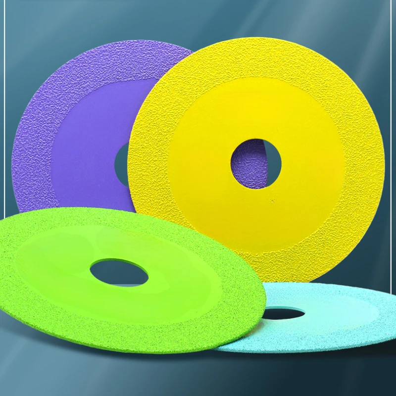 

1PC Φ100mm Color Circular Saw Blade Glass Ceramic Jade Tile Wine Bottle Crystal Grinding Cutting Ultra-thin Diamond Saw Blade