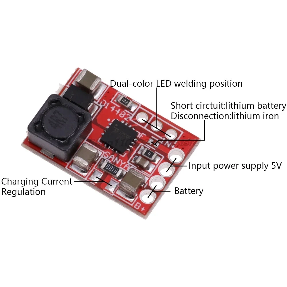 Modulo caricabatterie per batterie LPF al litio ferro fosfato LPF da 3,6/4,2 V TP5000 agli ioni di litio LiFePO4 - Image 2