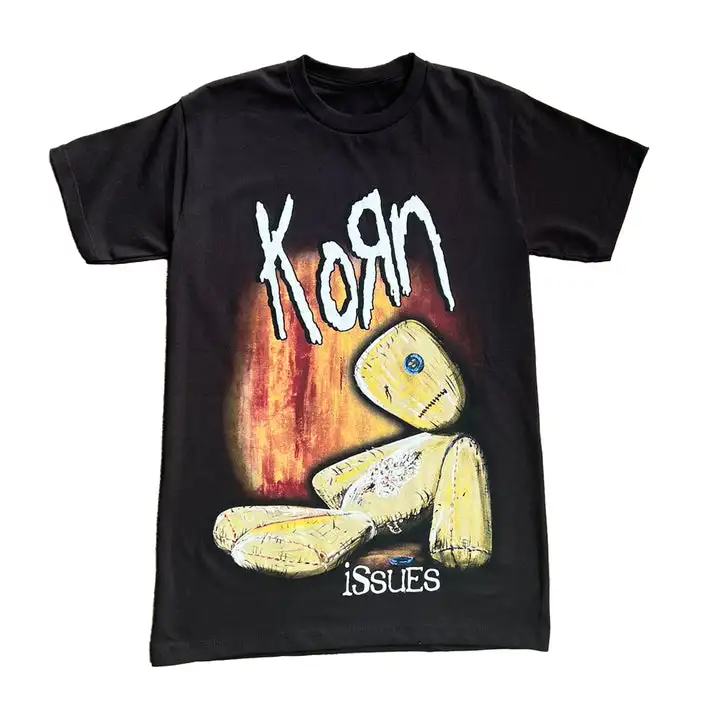🎸 Korn 'Issues' Graphic T-Shirt – Unisex Nu-Metal Streetwear