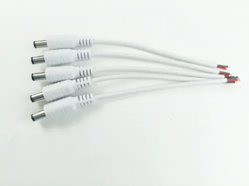 1/5/10 Pcs 5.5x2.1mm DC Male Female Power Plug Cable Wire Jack Adapter Connector for CCTV Single Color 3528 5050 LED Tape Light - Image 17