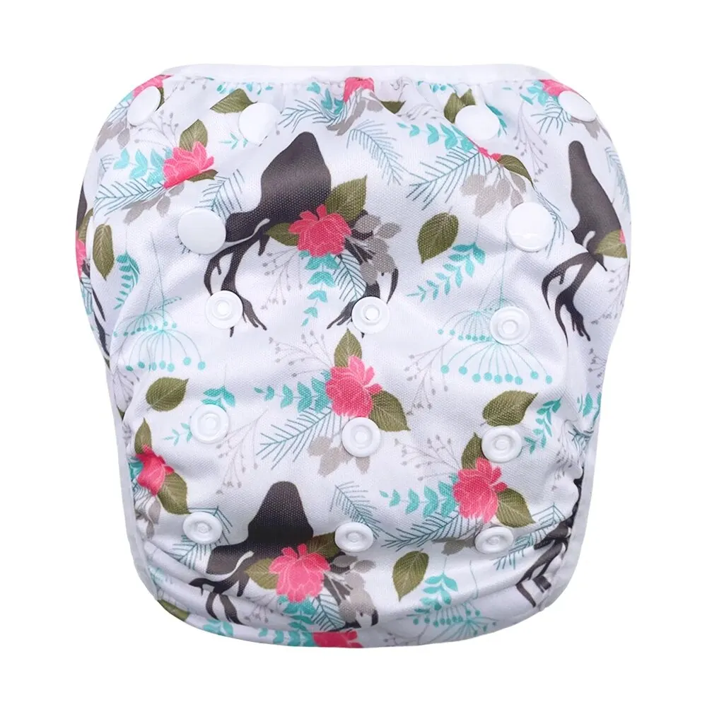 Baby summer breathable mesh fabric adjustable pool pant swimming pool diaper cover reusable washable baby nappy 1PC