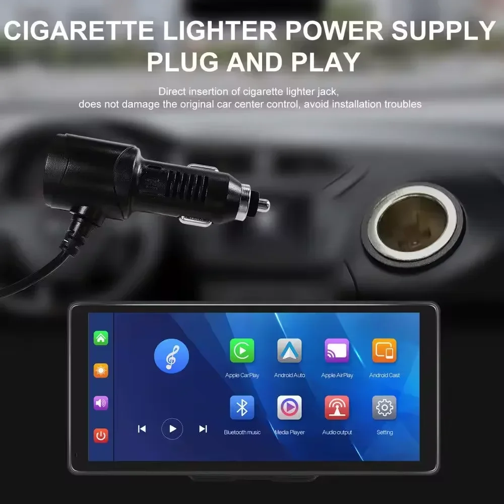 Popular 7inch autoradio 7inch retractable car tv stereo mp5 radio video player portable dvd player
