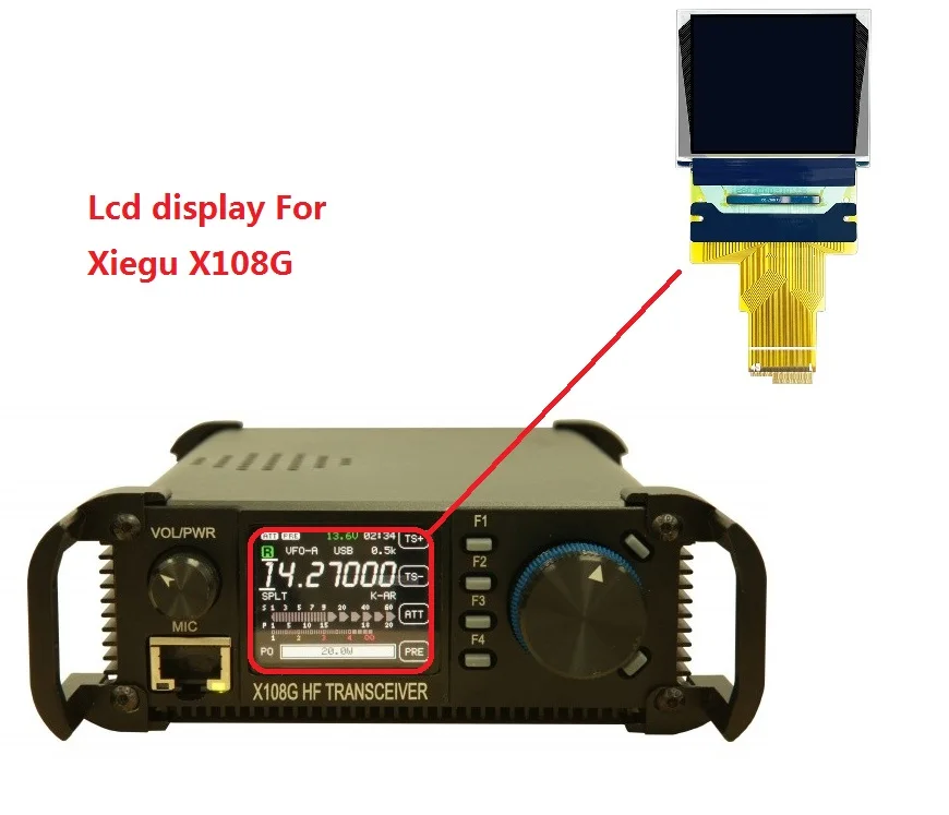 Tela Lcd Oled para Xiegu X108g Lcd