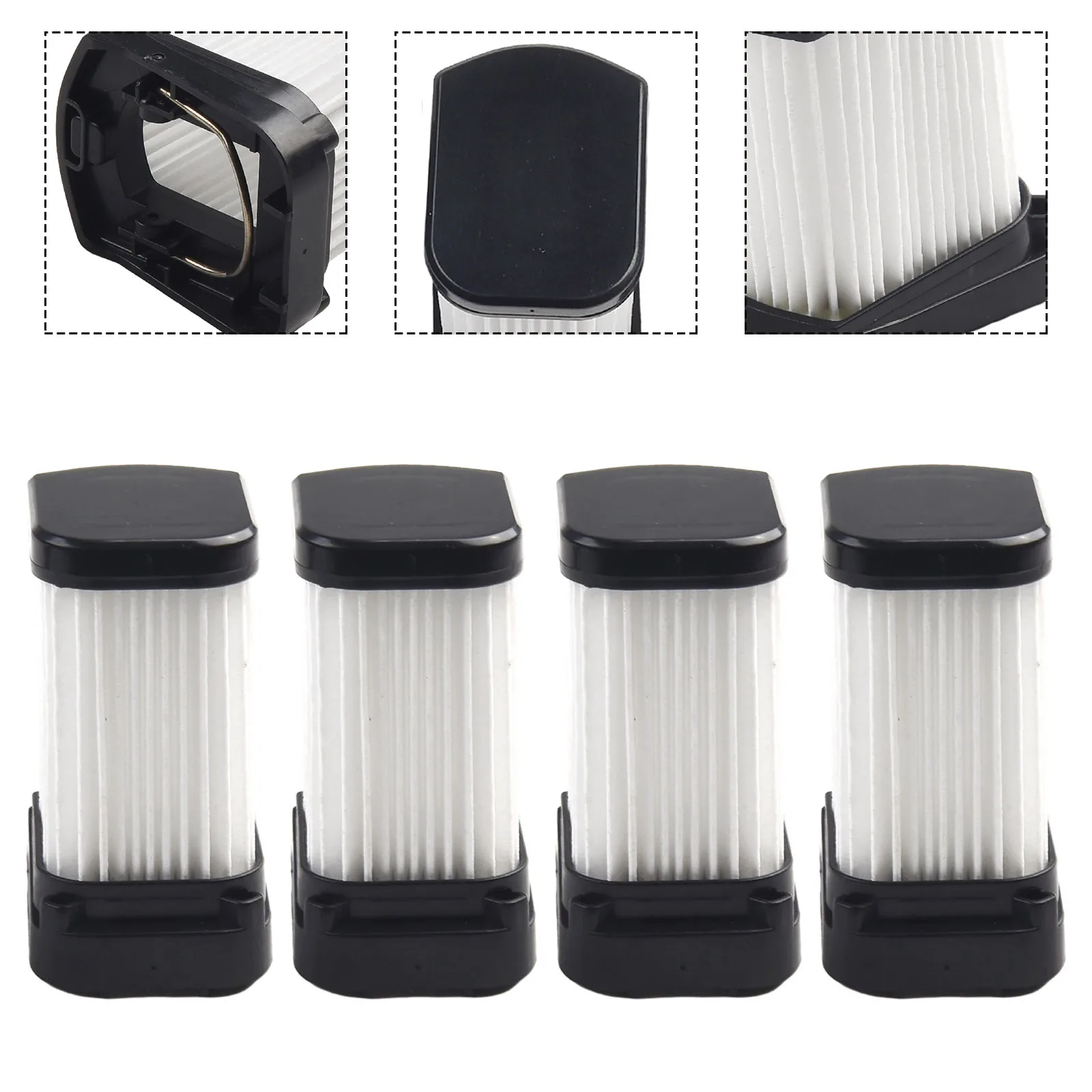 

4pcs Filter For Shark WV270 WV270UK WV273UKT WandVac 2.0 Cordless Handheld Vacuum Cleaner Replacement Accessories