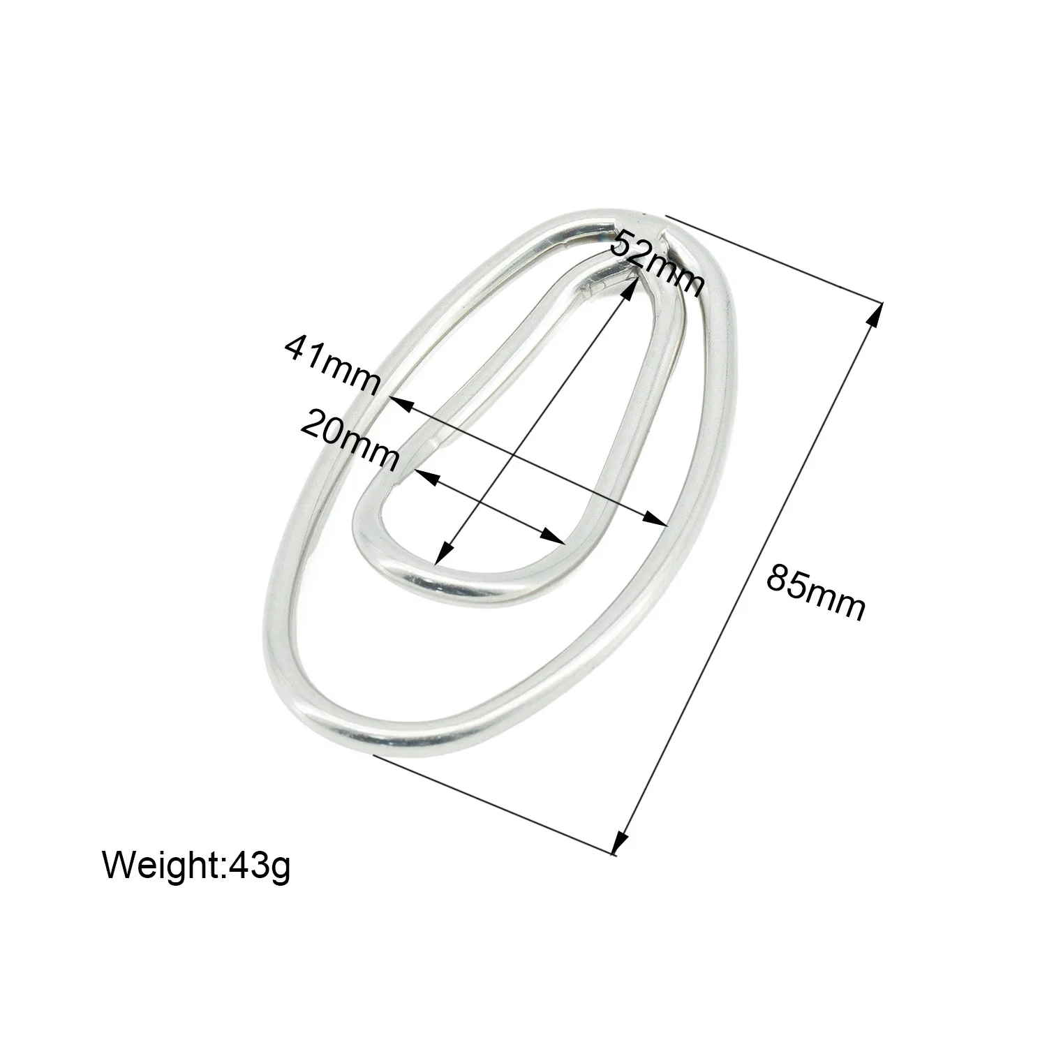 Penis chastity cage chastity lock sex toy 304 Stainless steel small Fufu clip handmade mirror polished pseudo lower body crossdressing clip abstinence chastity locks belt
