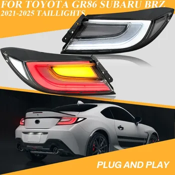 Fanale posteriore a LED per Toyota GR86 Subaru BRZ 2021-2025 Dinamico Sequenziale Indicatori di direzione Lampade Posteriori Assemblaggio Animazione LH + RH