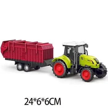 Mini Inertial Tractor Model Harvester Transporter Boy Toy Set Kids Toy Simulation Farmer Car Model Gift for Children - Mini Inertial Tractor Model Harvester Transporter Boy Toy Set Kids Toy Simulation Farmer Car Model