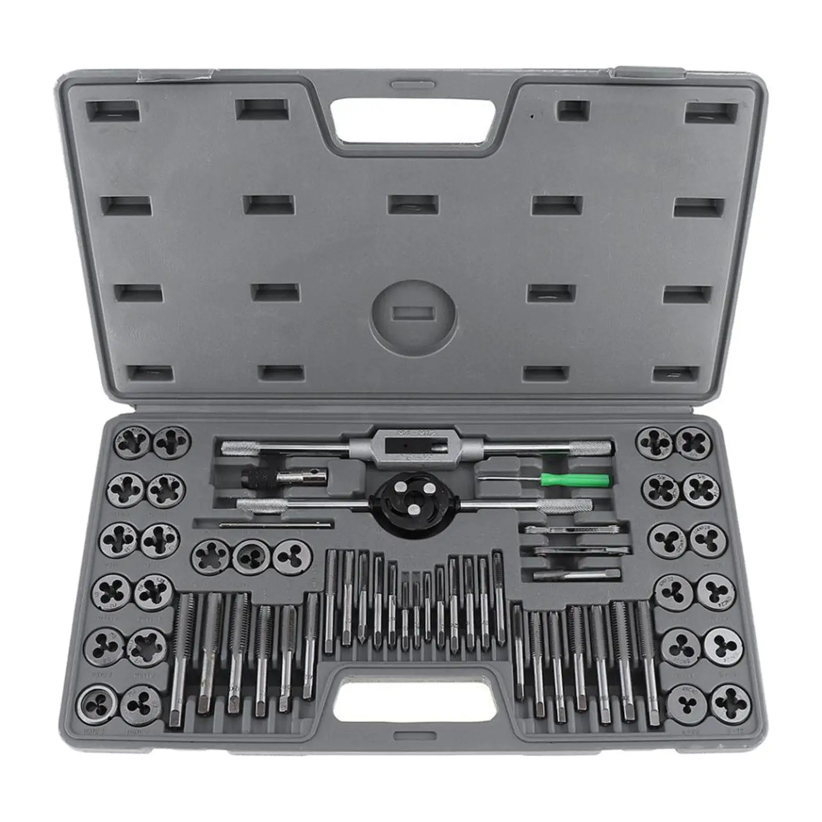 

60x Tap and Die Set Hand Tap Set with Carrying Case for Cutting External Internal Threads
