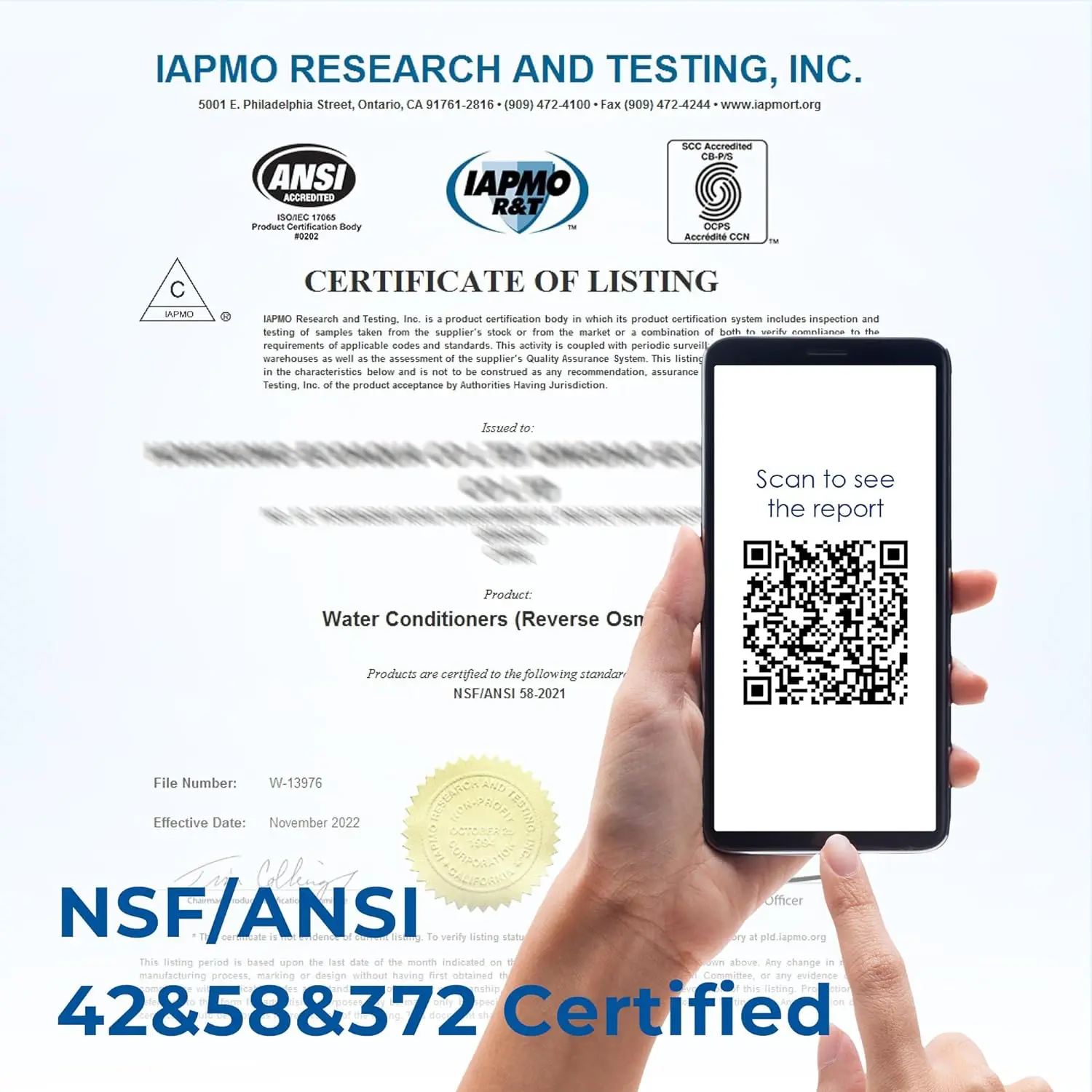 

Waterdrop G3 Reverse Osmosis System, 8 Stage Tankless Reverse Osmosis Water , NSF/ANSI 42 & 58 & 372 Certified, Under