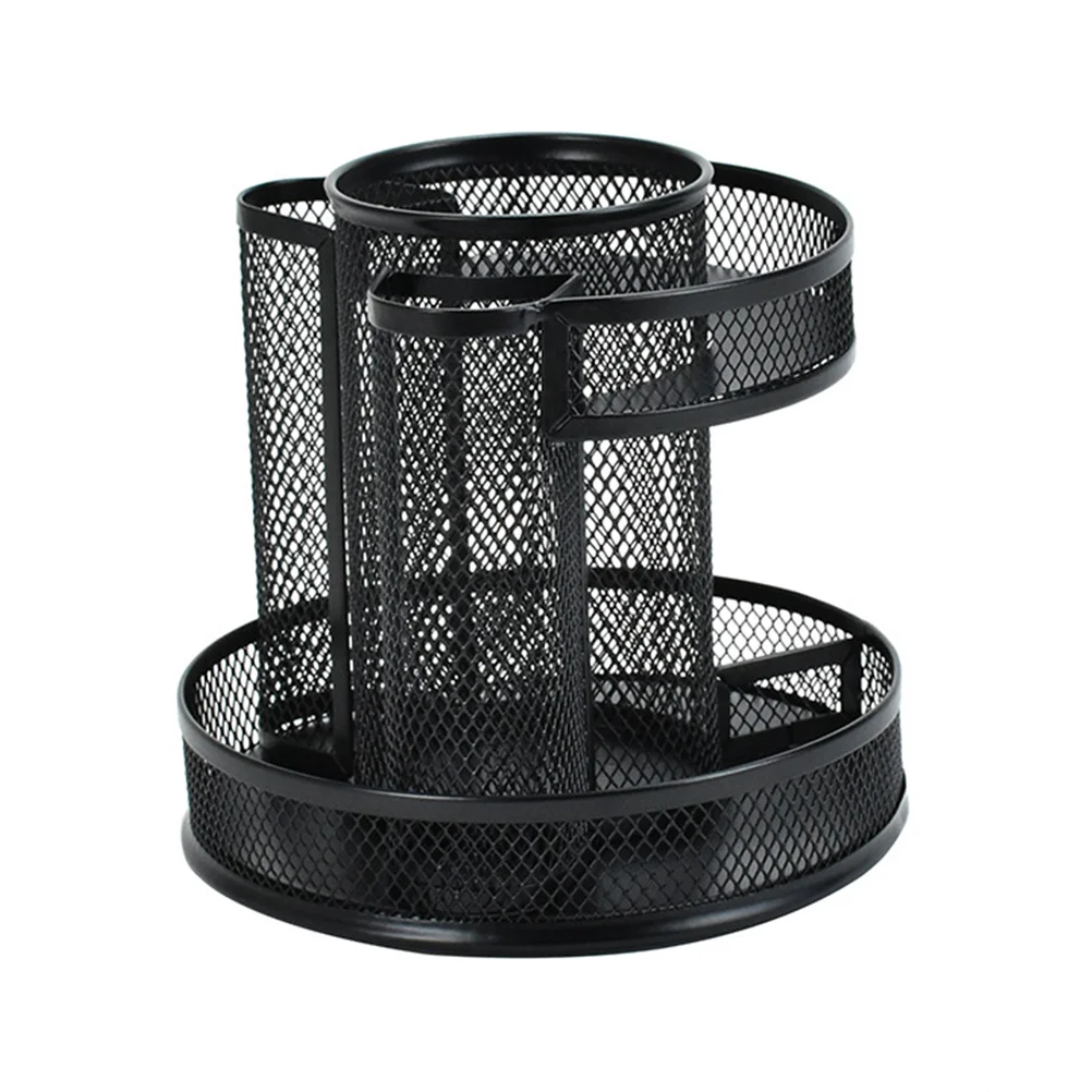 

Organizer Makeup Brush Pencil Holder Pen Storage Container Stationery Rotating Box Desk Desktop Beauty Caddy Cylinder Organizers