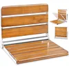 Upgraded ADA Compliant Folding Teak Shower Seat Wall Mounted - Larger Teak Shower Bench, Home Care Folding Shower Seat 6